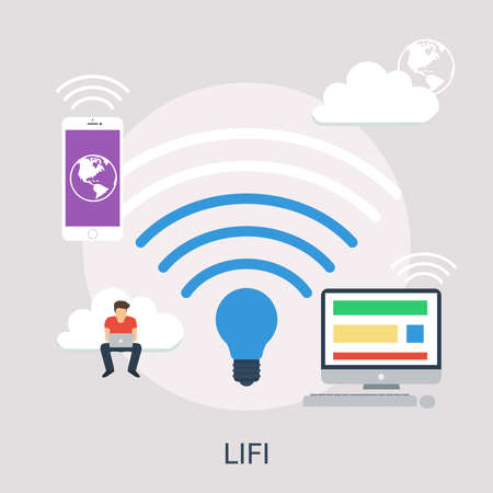 Lifi Conceptual Designのイラスト素材