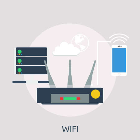 WiFi Conceptual Designのイラスト素材