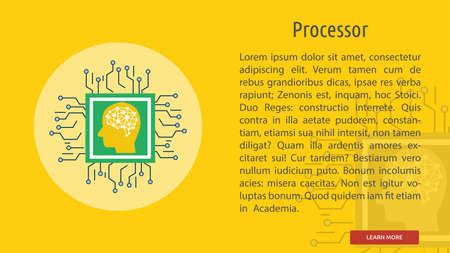 Processor conceptのイラスト素材