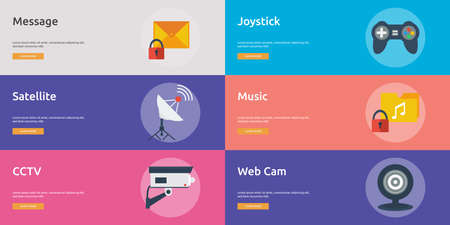 Technology Banner Designのイラスト素材