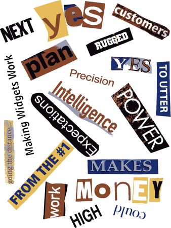 word collageの写真素材