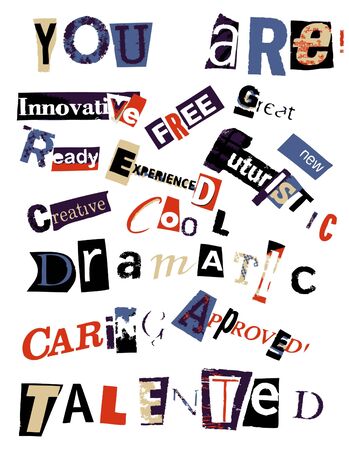 word collageの写真素材