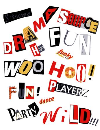 word collageの写真素材