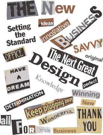  savvy word collageの写真素材