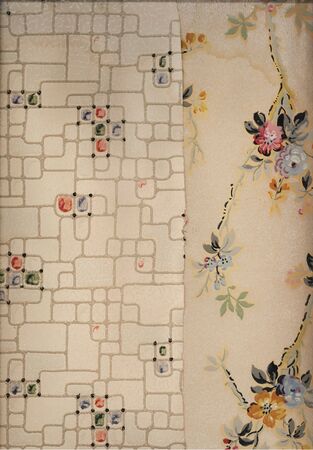 Vintage wallpaper from a very old home built in 1880