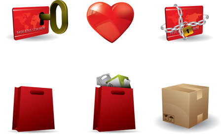 Card security for online banking, credit card transactionsのイラスト素材