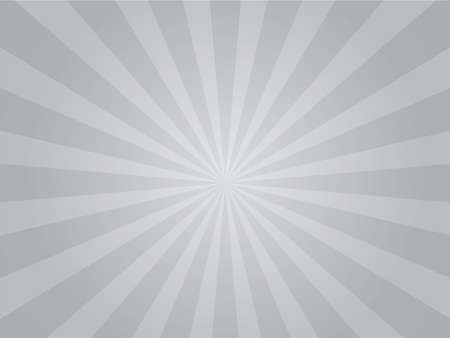 White and gray ray sunburst style abstract backgroundのイラスト素材