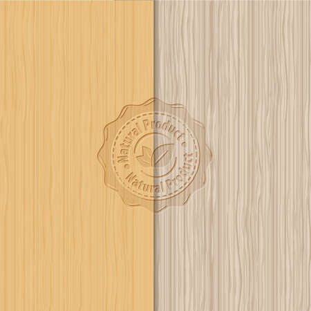 Old brown wooden texture - Vector wood backgroundsのイラスト素材