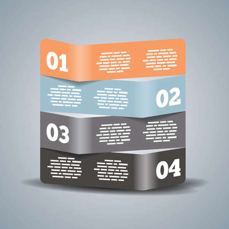 Infographics elementsのイラスト素材