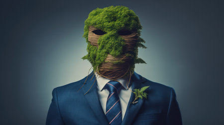 She stands poised and powerful in a business suit, her Gorgon-like features and piercing gaze commanding the room. Her strong, confident presence is both intimate and inspiring. She is an example of what is possible when you believe in yourself and stay true to who you are.の素材