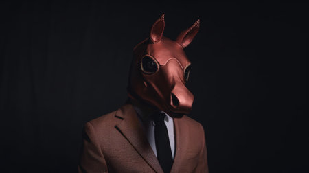 The hippocampus, an important area of the brain, was dressed in a lovely gray suit and tie for a special occasion. Its beige straw hat, which matched its shoes, was a perfect accessory. Its expression seemed to convey a sense of confidence and poise - as if it was ready to take on the world. Its look was one of sophistication and elegance, as if it was on its way to an important meeting or a fancy dinner. Despite its small size, it was clear this hippocampus was ready to take on the world.の素材