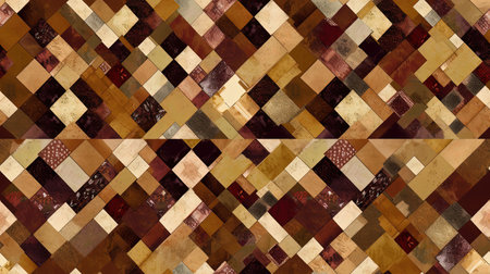 This digital image features a vibrant and intricate fabric pattern design, full of bold colors and intricate details. The design is perfect for adding a pop of color and texture to any project, from fashion to interior design.の素材