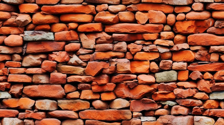 A Perfect Decorative Background for Your Next Project - Use this stunning stone wall pattern tile as a decorative background or 3D material in your next design project. With its unique and intricate design, this tile is sure to add depth and character to any space.の素材