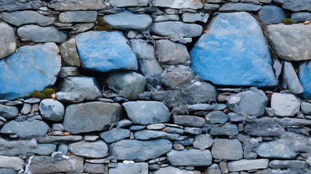 A Perfect Decorative Background for Your Next Project - Use this stunning stone wall pattern tile as a decorative background or 3D material in your next design project. With its unique and intricate design, this tile is sure to add depth and character to any space.の素材