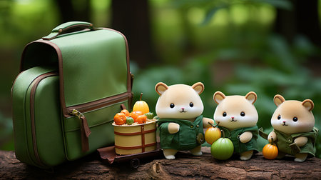 This digital image portrays the beautiful bond between a kid and their beloved plushie best friend. It depicts the unbreakable connection and the comfort that comes with having a constant companion who is always there to make you smile.の素材