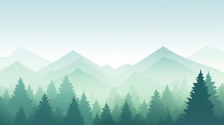 Discover the beauty of nature in a modern and artistic way with this stunning geometric landscape. The half low poly design adds a unique twist to the natural scenery, creating a mesmerizing blend of modern and organic. Perfect for anyone who loves bold, contemporary design and the great outdoors.の素材
