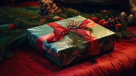 Experience the joy of the holiday season with this beautifully packaged set of Christmas gifts. The vivid Christmas colors and contemplative holiday mood will transport you to a world of festive delight.の素材
