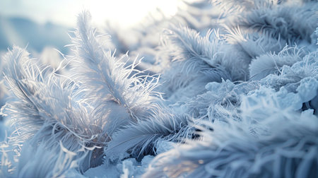 Experience the mesmerizing beauty of a winter wonderland with organic natureinspired forms in this stunning digital image Let yourself be transported into a magical world of unreal engine 5 rendered in cinema4d Immerse yourself in the Norwegian nature with this experimental video artの素材