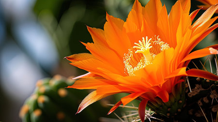 Capturing the bold colors and subtle textures of a vibrant oversized flower Inspiring beauty and natural formsの素材