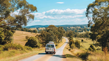 Experience the thrill of a road trip as you embark on a journey of freedom and adventure Let the open road lead you to breathtaking landscapes and unforgettable experiences Feel the wind in your hair as you explore the beauty of nature Get ready for an unforgettable rideの素材