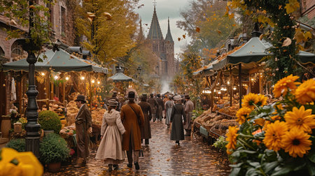 Immerse yourself in the energetic and diverse cityscape showcasing architectural wonders bustling markets and vibrant coffee culture Experience the essence of urban exploration with this dynamic imageの素材