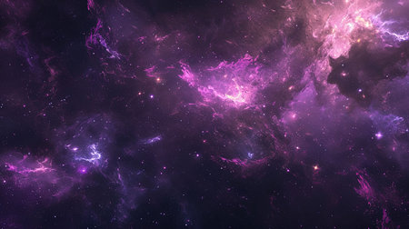 A breathtaking spacethemed background with stars galaxies and nebulae The deep space colors create an expansive and inspiring backdrop perfect for presentations or websites with a cosmic or exploratory themeの素材