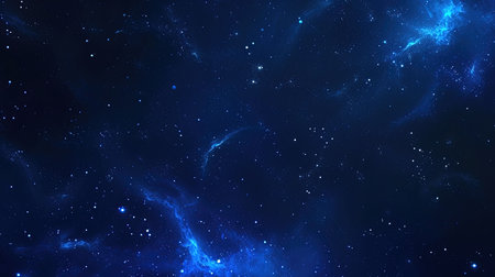 A breathtaking spacethemed background with stars galaxies and nebulae The deep space colors create an expansive and inspiring backdrop perfect for presentations or websites with a cosmic or exploratory themeの素材