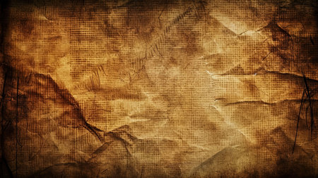 A warm and nostalgic vintage texture background featuring distressed paper or fabric with subtle patterns This background adds character and a sense of history to any slide or web pageの素材