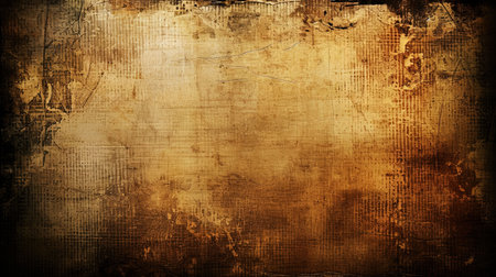 A warm and nostalgic vintage texture background featuring distressed paper or fabric with subtle patterns This background adds character and a sense of history to any slide or web pageの素材