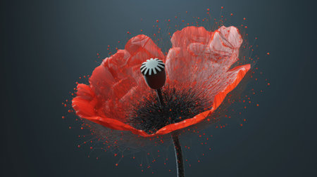 Add elegance and sophistication to your project with this beautiful and unique flower illustration Perfect for any creative endeavorの素材