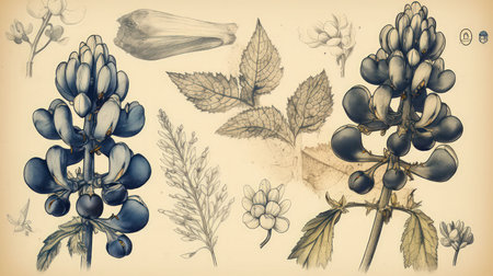 Add elegance and sophistication to your project with this beautiful and unique flower illustration Perfect for any creative endeavorの素材