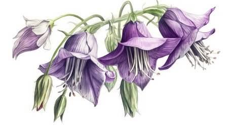 Add elegance and sophistication to your project with this beautiful and unique flower illustration Perfect for any creative endeavorの素材