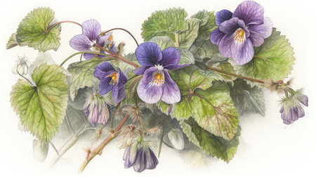 Add elegance and sophistication to your project with this beautiful and unique flower illustration Perfect for any creative endeavorの素材