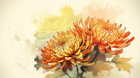 Add elegance and sophistication to your project with this beautiful and unique flower illustration Perfect for any creative endeavorの素材