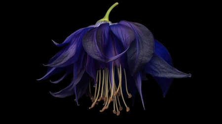 A stunning illustration of a flower that shines with a rainbow of colors The glowing hues and intricate details make it a true work of art and a source of inspiration for all who see itの素材