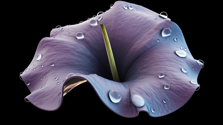 A stunning illustration of a flower that shines with a rainbow of colors The glowing hues and intricate details make it a true work of art and a source of inspiration for all who see itの素材