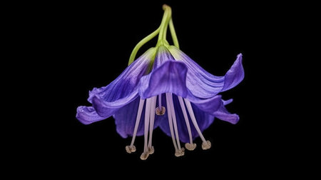 A stunning illustration of a flower that shines with a rainbow of colors The glowing hues and intricate details make it a true work of art and a source of inspiration for all who see itの素材