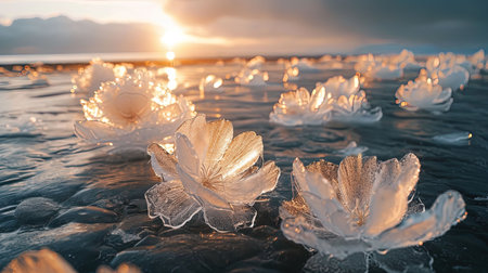 Discover the tranquil beauty of nature with this captivating digital image Let its serene atmosphere transport you to a world of calm and relaxation Breathe deeply and find your inner peaceの素材