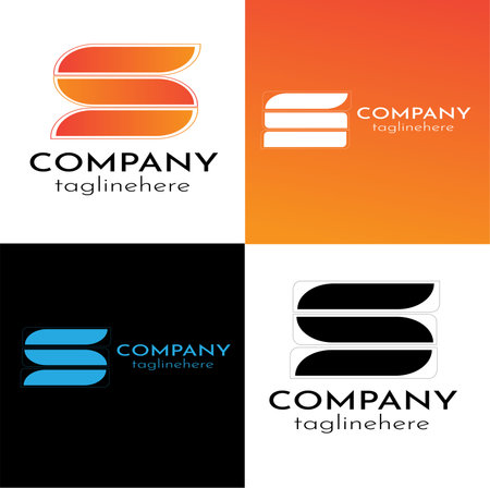 Set of vector logo design template elements for your business. Corporate identity.のイラスト素材