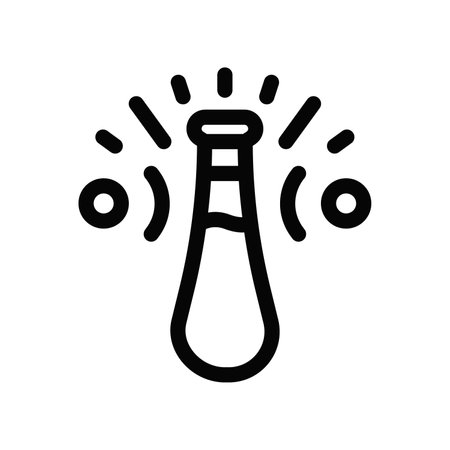 Cup Celebration Icon in Line Styleのイラスト素材