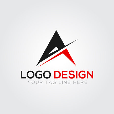 Letter A Logo Design Template. Creative Modern Letter A Logotype Iconのイラスト素材