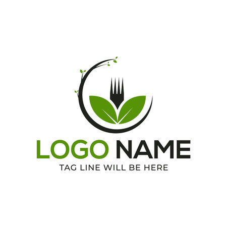 Food logo design. Food logo design. Food logo design inspiration.のイラスト素材