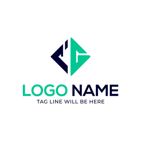 Logo design template. Initial Letter D Logo Template Vector Illustrationのイラスト素材