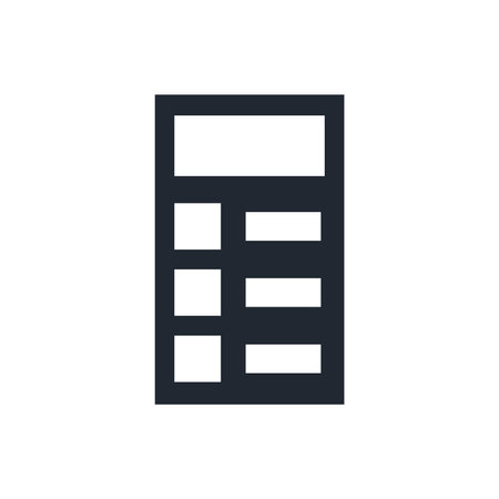 calculator icon. Business and finance icon. Flat design.のイラスト素材