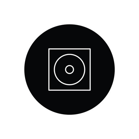 video game cartridge icon over white background, block style, vector illustrationのイラスト素材