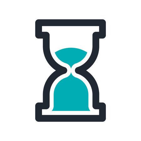 Hourglass icon vector isolated on white background for your web and mobile app design, Hourglass...