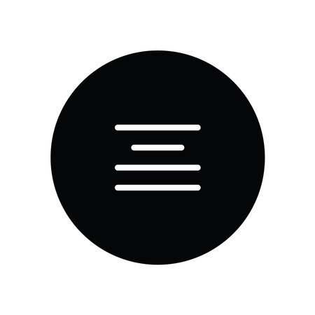 Menu Icon design. Template elements - vector sign. Menu symbol.のイラスト素材