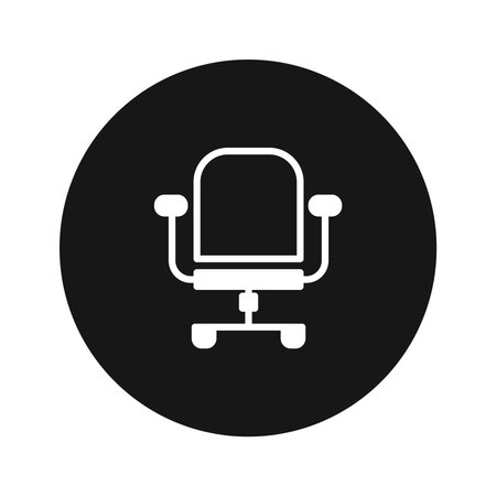 Office chair icon. Workplace symbol. UI UX GUI design element.のイラスト素材