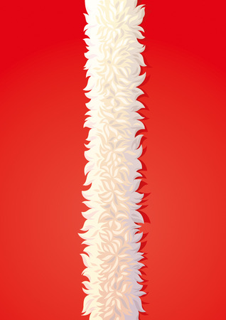 Background of Santa Claus coat with furのイラスト素材