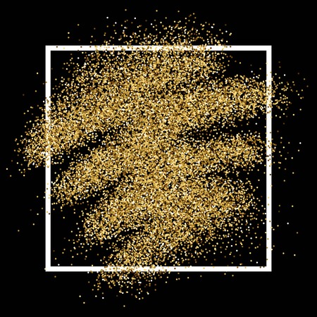 gold glitter backgroundのイラスト素材